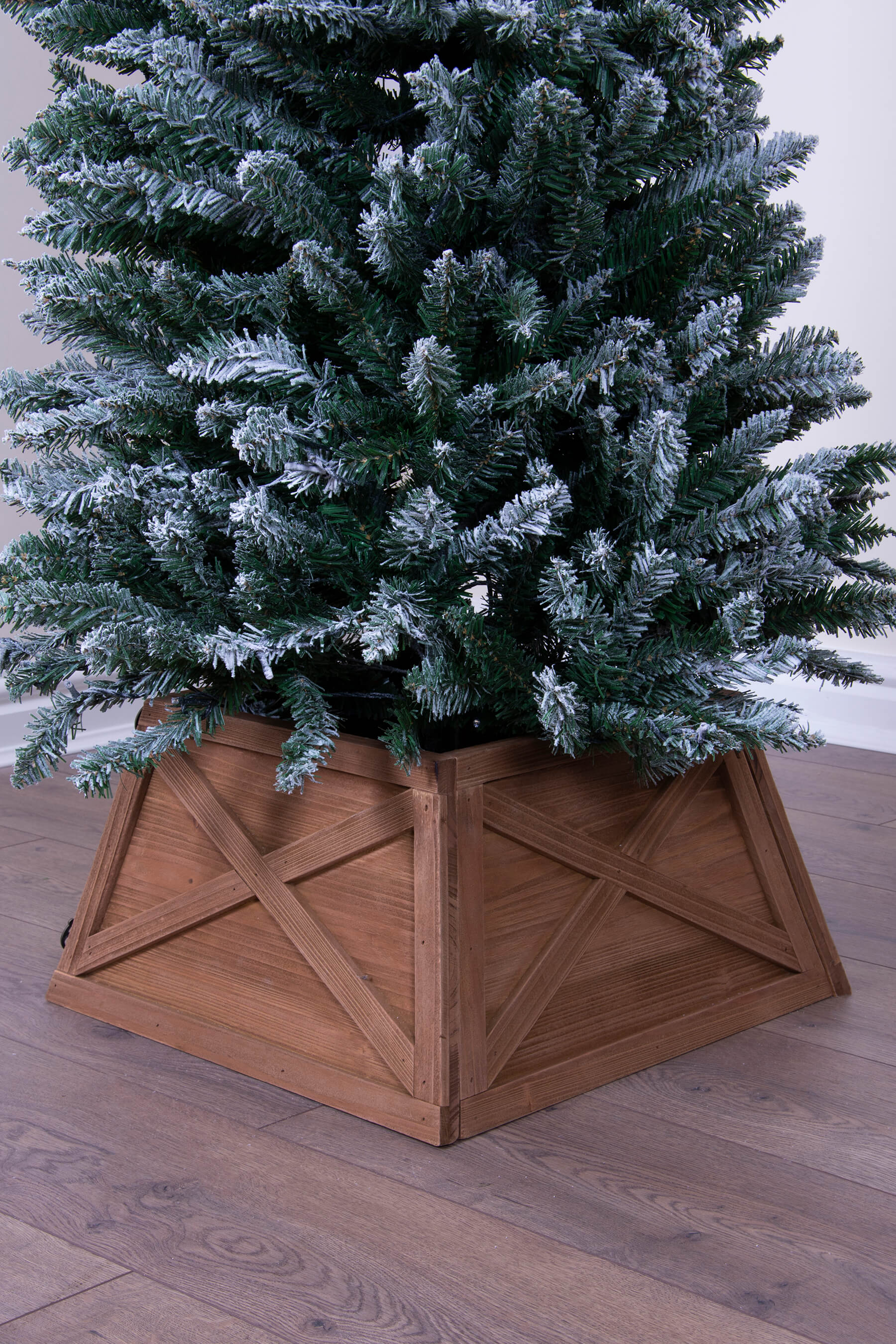 Buy Small Wooden Christmas Tree Skirts Online