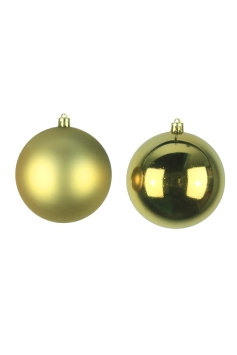 6cm Gold Shatterproof Baubles (50 Pack)