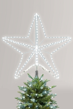 Bright White Pre-Lit 80cm Tree Topper - For Giant Outdoor Trees