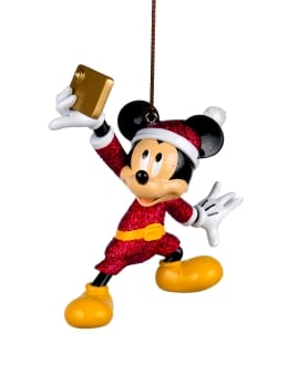 9cm Mickey Selfie Hanging Ornament - Disney Licensed