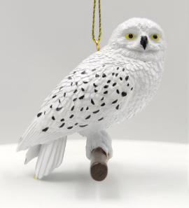 6cm Hedwig (Harry Potter) Hanging Ornament - Warner Bros Licensed 