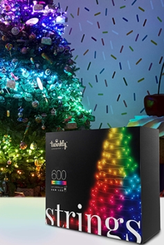 600 RGB Twinkly App-Controlled String Lights