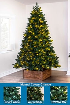 The 7ft Ultra Devonshire Fir Pre-lit with Warm White/White Colour change LEDs