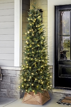 The 7ft Indoor/Outdoor Pre-lit Ultra Slim Mixed Pine