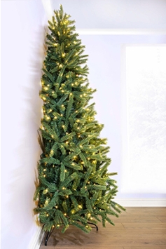 The 6ft Pre-lit Ultra Devonshire Half Tree Warm White Lights