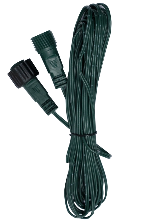 10m Low Voltage extension lead - Green cable