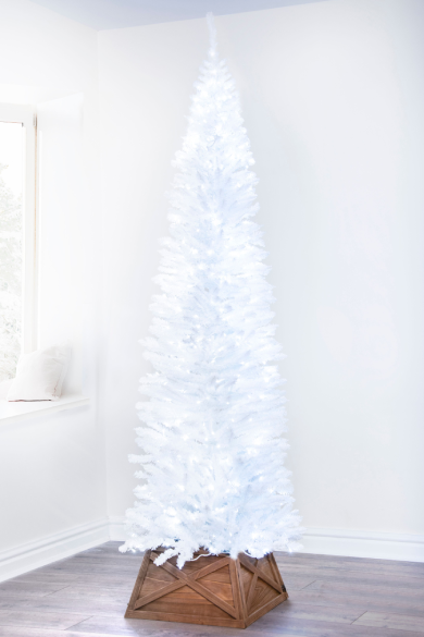 The Pre-lit 6ft White Italian Pencilimo Tree