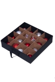 Multi-purpose Decorations Storage Ottoman Box - With Partitions & Trays