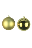 10cm Gold Bauble Set Shiny/Matt (120 pc)