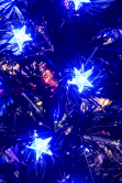 The 3ft Black Blue Star Fibre Optic Tree