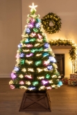 The 5ft Vesuvius Fir Fibre Optic Christmas Tree