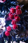 The 6ft Snowy LED Poinsettia & Star Fibre Optic Tree