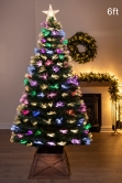 The 6ft Vesuvius Fir Fibre Optic Christmas Tree