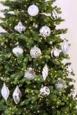 The White & Silver Bauble 16pc Feature Set