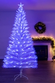 The White Blue Ripple Effect Fibre Optic Tree (4ft to 7ft)