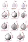 The Bauble 60pc Base Set - 5 colour options