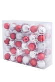 The Red & Silver Bauble 60pc Base Set