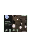 Large Bulb Connectable Outdoor Festoon Lights (Warm White)