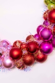 56cm Multicolour Shatterproof Bauble Wreath