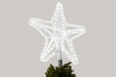 The Pre-lit 60cm Giant tree star - Bright White - For Giant Outdoor Woodland Pine Tree