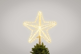 The Pre-lit 60cm Giant tree star - Warm White - For Giant Outdoor Woodland Pine Tree