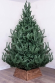 Large Wooden Tree Skirt in 3 Colours - For 6ft-8ft Trees (Tight Fit)