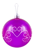 Hand Painted Shatterproof Bauble Design 1 (12 Pack)