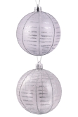 Hand Painted Shatterproof Bauble Design 12 (9-12 Pack)