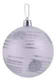 Hand Painted Shatterproof Bauble Design 13 (12 Pack)