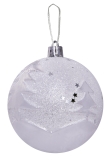 Hand Painted Shatterproof Bauble Design 14 (12 Pack)