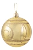 Hand Painted Shatterproof Bauble Design 34 (12 Pack)