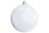 8cm White Bauble Set Shiny/Matt (40 pc)