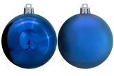 6cm Blue Bauble Set Shiny/Matt (40 pc)