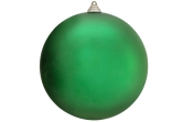 20cm Green Bauble Set Shiny/Matt (12 pc)