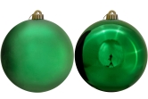 15cm Green Bauble Set Shiny/Matt (20 pc)