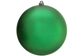 25cm Green Bauble Set Shiny/Matt (4 pc)