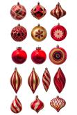 The Red & Gold Bauble 16pc Feature Set