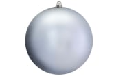 25cm Silver Bauble Set Shiny/Matt (4 pc)