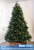 The 7ft Ultra Devonshire Fir Pre-lit with Warm White/Multicoloured Colour change LEDs