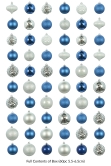 The 196pc Full Heavy Coverage Bauble Set (Choose colour for 7ft trees)