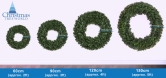 Extra Wide Arbor Vitae Wreath (60cm - 150cm)