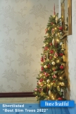 The 6ft Pre-lit Ultra Devonshire Half Tree Warm White Lights