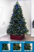 The 9ft Ultra Devonshire Fir Pre-lit with Warm White/Multicoloured Colour change LEDs