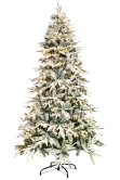 The 10ft Pre-Lit Snowy Alpine Tree Warm White