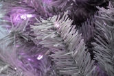 The Pre-lit 7ft Silver Majestic Pine Tree - Pink LED lights