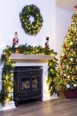 The 60cm Pre-lit Ultra Mixed Pine Wreath