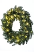 The 60cm Pre-lit Ultra Mixed Pine Wreath