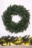 The 60cm Ultra Mixed Pine Wreath