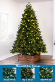 The 8ft Ultra Devonshire Fir Pre-lit with Warm White/White Colour change LEDs