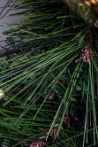 50cm Decorated Mixed Pine Wreath with Bronze & Copper Baubles